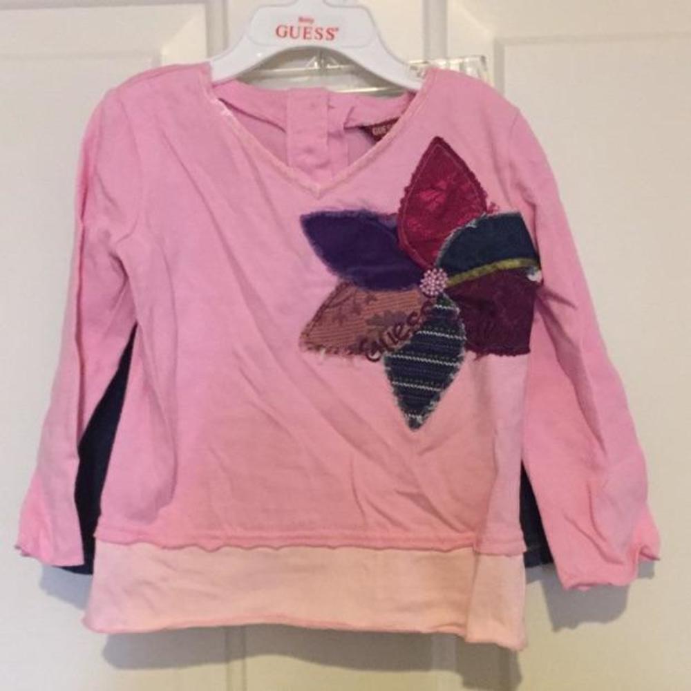 Guess shirt and Jean skirt sz 4t